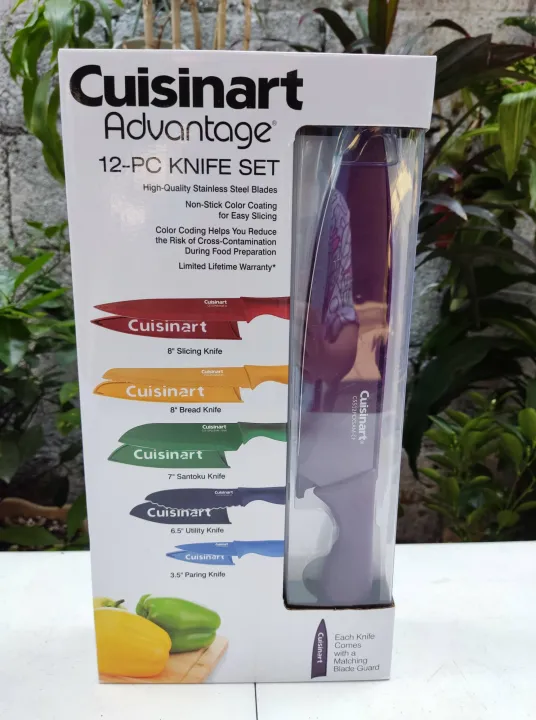 Cuisinart 12PC Ceramic Coated Stainless Steel Knives Lazada PH