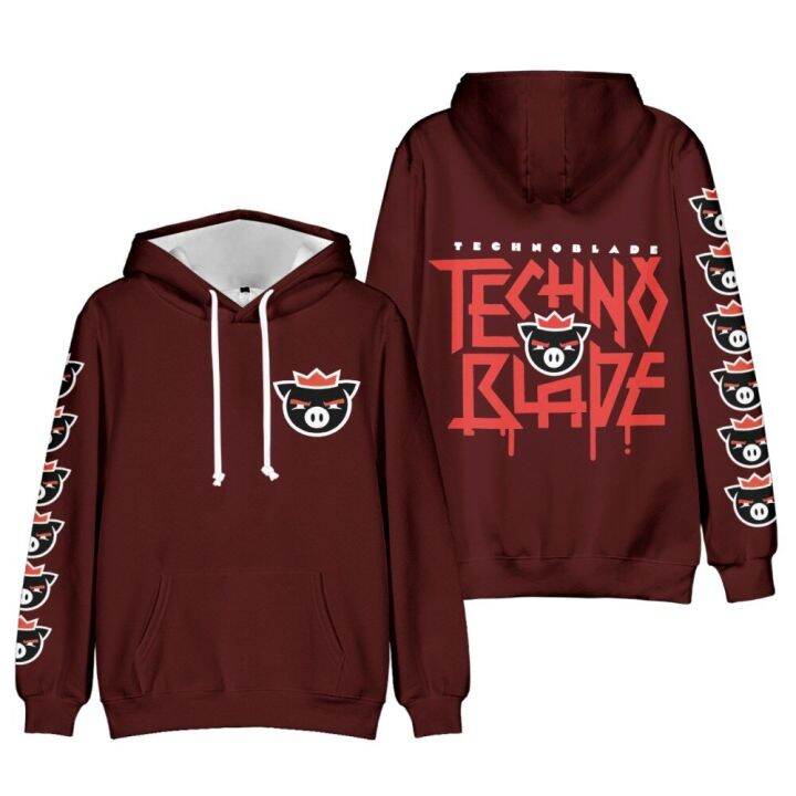 New Memorials Technoblade Techno Agro Dream Team SMP Hoodie Cosplay  Harajuku Pullover Fans Unisex Sweatshirt Funny Clothes Casua | Lazada PH