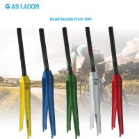 จักรยานถนน ASIACOM 5สีที่เบาที่สุดส้อมคาร์บอนแบบเต็มรูปแบบส้อมรถลู่รถเฟืองตายจักรยานส้อมคาร์บอนด้านหน้าส่งฟรี