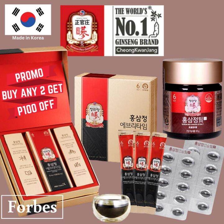 Korea Cheongkwanjang Red Ginseng Capsule Extract Everytime Balance