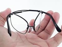 แว่นสายตาสั้น แว่นตา แว่นสายตา ตัดแว่น แว่นตัด กรอบพร้อมเลนส์ตัด เลนส์มัลติโค้ตบลู กรองแสง ป้องกันแสงสีฟ้า UV400 กรอบไททาเนียม memory 01