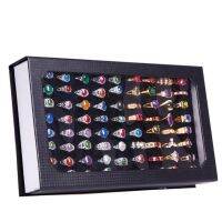 【CW】 BLUELANS Rectangle Jewelry Display Flat Stackable Tray Holder 72 Holes Rings Earrings Necklace StorageStorage Box