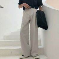 COD SDFERTREWWE Wide leg mopping ninth pants ins Korean version of the high waist was thin bf loose trousers sagging wild casual pants men