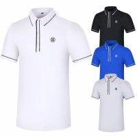 G4 New Product Summer Golf Mens Short-Sleeved T-Shirt Outdoor Sports Breathable Quick-Drying Non-Iron Clothing Lapel Sweatshirt T23125 Shirt