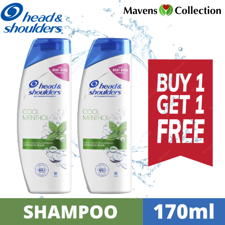 (Buy 1 Take 1) Head & Shoulders Cool Menthol Anti-Dandruff Shampoo ...