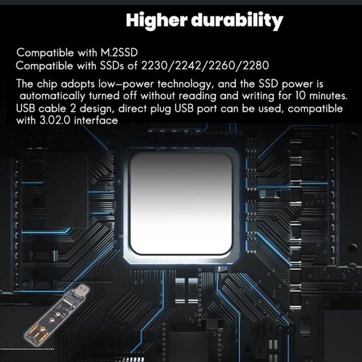 usb3-2-gen2-10gbps-to-nvme-protocol-m-2-hard-disk-box-to-a-port-realtek-rtl9210-card-opening