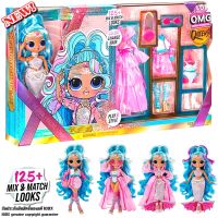 L.O.L. Surprise! O.M.G Queens Splash Beauty Fashion Doll ตุ๊กตาสาวน้อยสุดน่ารักมาพร้อมอุปกรณ์ตกแต่งมากมายไฮโซหรูหราสินค้าลิขสิทธิ์แท้รุ่นพิเศษ