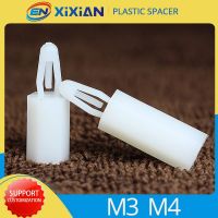 M3 M4 Nylon Standoff Spacer PUSH IN Spacing Screw For PCB Board Computer Motherboard Fixed Pillar With Female None Thread