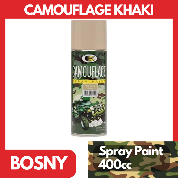 Bosny Khaki Matte Spray Paint 400cc Lazada PH
