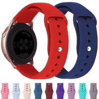 20mm 22mm Silicone band for samsung galaxy watch3 active 2 40mm 44mm strap gear s3 bracelet 46mm correa huawei gt 2 2e pro strap