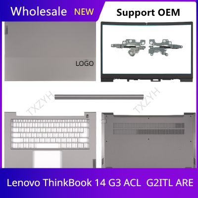 Original For Lenovo ThinkBook 14 G3 ACL G2ITL ARE Laptop LCD back cover Front Bezel Hinges Palmrest Bottom Case A B C D Shell