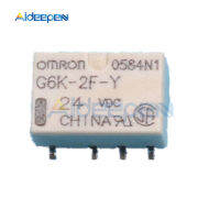 【❖New Hot❖】 NIkk nuab Shop รีเลย์สัญญาณ G6k-2f-y Smd 3V 5V 12V Smd 1ชิ้นรีเลย์ขา Omron