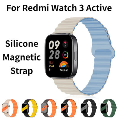 สำหรับ Xiaomi Redmi Watch 3 Active สมาร์ทวอท์ชสายนาฬิกาซิลิโคนสร้อยข้อมือ Redmi Watch3 Active สายรัดข้อมือ