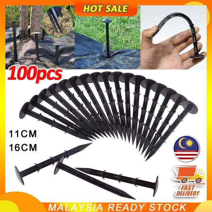 11cm/16cm Weed Mat Nail Anchor Plastic Nail Weed Mat Fertilizer Cover