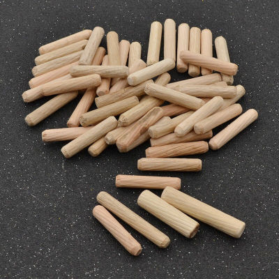 50Pcs ไม้ Dowels ลูกฟูก Dowel การเชื่อมต่อ6x3 0/6x4 0/8x3 0/8X40มม. Dowel อุปกรณ์เสริม