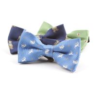 Christmas bow tie childrens Polyester jacquard running elk bow tie fashion Boys Clothing