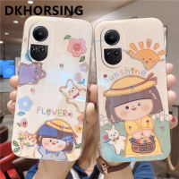 DKHORSING เคสโทรศัพท์บลูเรย์สำหรับ OPPO Reno 10 / Reno 10 Pro / Reno 10 Pro 10 + การ์ตูนเพชรเทียมน่ารักปลอกอ่อน Oppo Reno 10 5G 2023เคสโทรศัพท์มือถือคู่รักใหม่ OPPO Reno 10Pro บวก5G