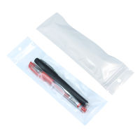 100Pcs White Clear Self Seal Zipper Plastic Retail Packaging Packing Bag Ziplock Zip Lock Storage Bag Package With Hang Hole