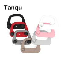 Tanqu Colorful D Buckle Ring Oblong Faux PU Leather Handle for Obag 50 Bag Handle for O Bag 50 Handbag Accessory