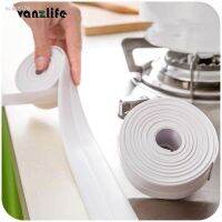 Vanzlife kitchen pvc waterproof mildew proof tapes adhesive line corner seams moisture protection collision rubber strips