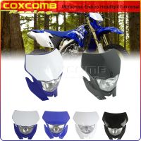 ▲❏ Motocross Enduro Racing Front Running Light Headlight Mask Fairing For Yamaha WR YZ YZF XT TTR WRF 125 250 250X 425 450 Off Road