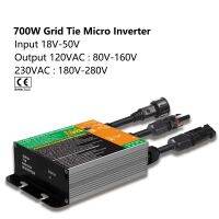 GMI 500W 600W 700W PV Grid Tie Micro Inverter DC 18-50V To 110/230V AC 50/60HZ Voltage MPPT Mini Solar Inverter