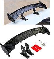 mini spoiler Car Tail Wing Universal spoiler Carbon Fiber ABS Look Mini Modified Tail Wings Model Auto Styling Decoration