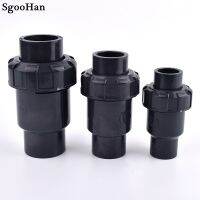 1pc ID 20 ~ 110mm UPVC One Way Check Valve Aquarium Fish Tank Adapter Non-Return บอลวาล์วชลประทานน้ำท่อฟิตติ้ง-Linqiaoe