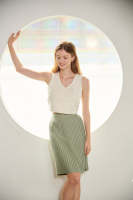 Peek a Bam Boo Pleated Skirt-TAKTAI