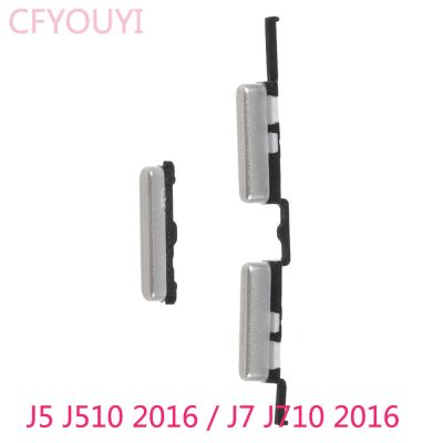 【✆New✆】 anlei3 10เซ็ต/ล็อตคีย์ด้านข้างชุดพลังงานและปุ่มปรับระดับเสียงสำหรับ J510 Samsung Galaxy J5/J710 J7