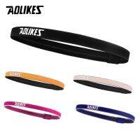 【cw】 Sports Headband Men amp;WomenSweat BandFootball Tennis Headscarf Silicone Anti-slip Elastic SweatbandHairBand 【hot】