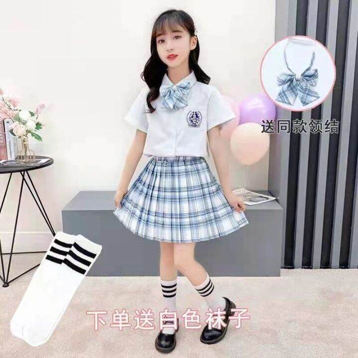 Plaid 2024 skirt lazada