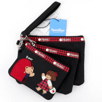 familiar Embroidery cartoon Wristlet Pouch Set Womens hand bag cartoon printed cloth bag to store cosmetic bag 3455