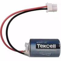 Tekcell SB-AA02 ปลั๊กขาว  LS14250 PLC 1/2 Aa 3.6 V แบตเตอรี่เครื่องกลึง