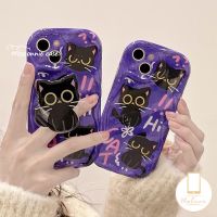 MissConnie 3D เคสขอบโค้งมนสำหรับ Redmi 9A 10C A1 10 9T 9 10A A2 9C NFC Redmi Note 11 9 10S 8 12 11S 10 Pro Max POCO M3ตลกการ์ตูนแมวน่ารักนิ่มพร้อมที่ยึดมือถือแมว