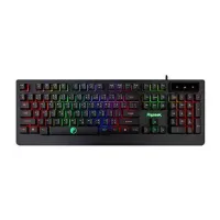 RAZEAK OSIRIS KG8702 Keyboard คีย์บอร์ดมีไฟ กดดัง (สีดำ)