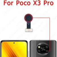 กล้องหลังด้านหน้าของแท้สำหรับ Xiaomi Mi Poco X3 Pro Selfie หน้าผากด้านหลังโมดูลกล้องหลังอะไหล่ซ่อมเฟล็กซ์