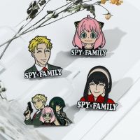 SPY X Family Enamel Pin Cartoon Anime Brooch Metal Badge Jewelry Lapel Clothes Backpack Hat Accessories Gifts for Fans Friends Fashion Brooches Pins