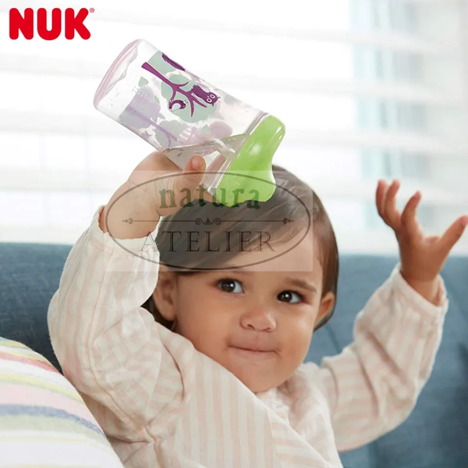 NUK, First Essentials, Hard Spout Sippy Cup, 12+ Months, Elmo Assorted  designs, 2 Cups Loose 1 Cup, 300ml