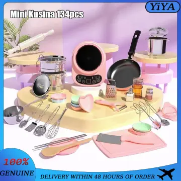 Mini Small Kitchen Real Cooking Set Real Version Full Set Online