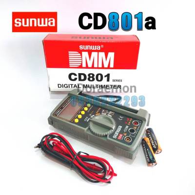 SUNWA CD801a จอ LED Digital Multimeter มัลติมิเตอร์ดิจิตอล ดิจิตอลมัลติมิเตอร์ มิเตอรดิจิตอล เครื่องมือวัดไฟ ดิจิตอลมัลติมิเตอร์