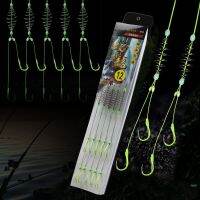 YGLine Barbed อุปกรณ์ตกปลา Silver Carp และ Bighead Fishing Rig Fishing Gear Double Hook Fishing Hook Large