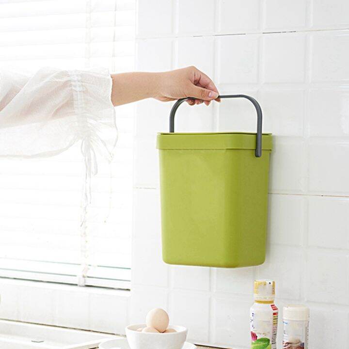 2x-trash-can-with-lid-und-er-sink-green-trash-can-plastic-waste-basket-hanging-waste-bin-for-bedroom-0-8-gallon