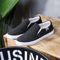 CODkecanm8 Canvas shoes pedal lazy shoes new fashion mens sneakers casual shoes