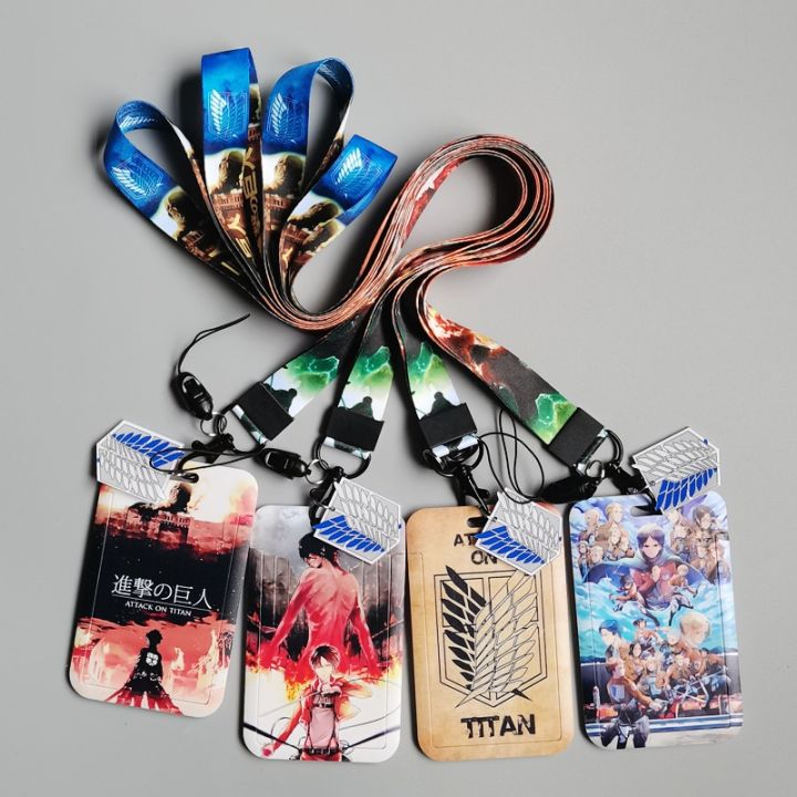 1-set-kartu-casing-anime-jepang-kartu-lanyard-key-lanyard-cosplay-lencana-kartu-id-pemegang-leher-tali-gantungan-kunci-attack-on-titan