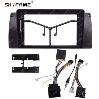 SKYFAME Car Fascia Frame Adapter Canbus Box Decoder For BMW E39 E53 X5 5 Series E38 Android Radio Dash Fitting Panel Kit