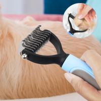 2023 New Dog &amp; Cat Hair Removal Comb Long Curly Hair Grooming Tool Pet O0B3