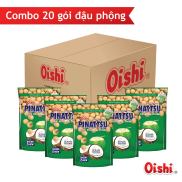 Combo 20 gói Oishi Snack Nhân Đậu Phộng Vị Nước Cốt Dừa Pinattsu 95g gói