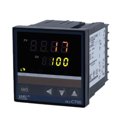 ตัวควบคุมอุณหภูมิ REXC-700 Digital PID Temperature Controller SSR Solid State 220V Universal Input Relay Output SSR Output