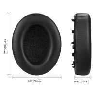 KUTOU Replacement Ear Pads Cushions for Sony WH-1000XM4 Headphone Soft Memory Foam Pads 1000 XM4 1000XM4 Earpads